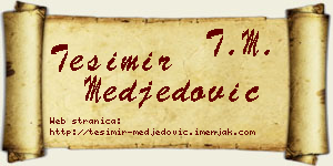 Tešimir Međedović vizit kartica